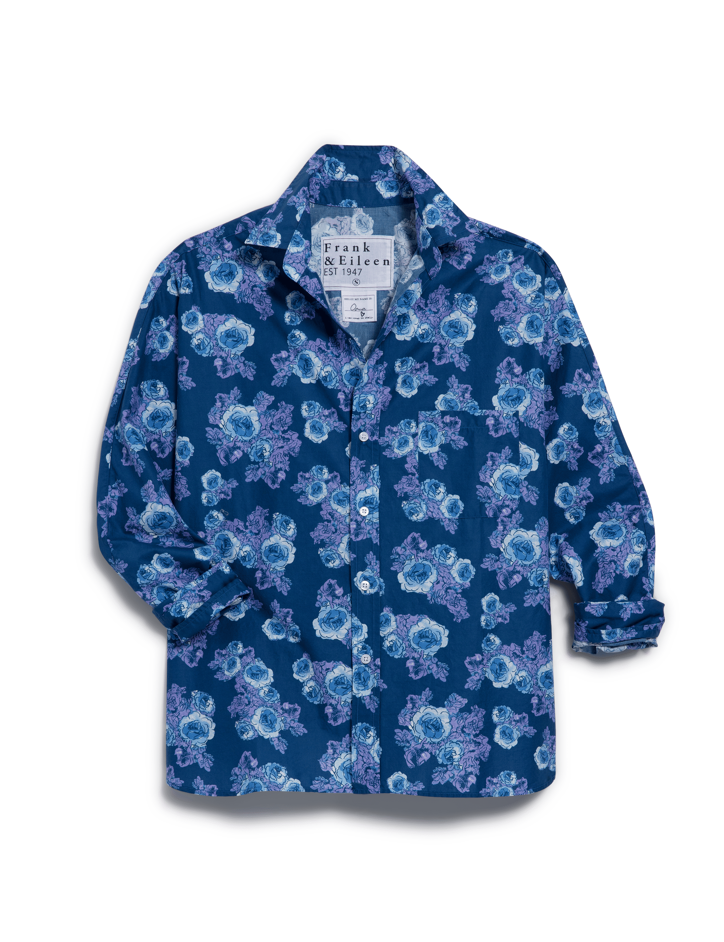 OONA Blue and Purple Floral, Made with Liberty Fabric