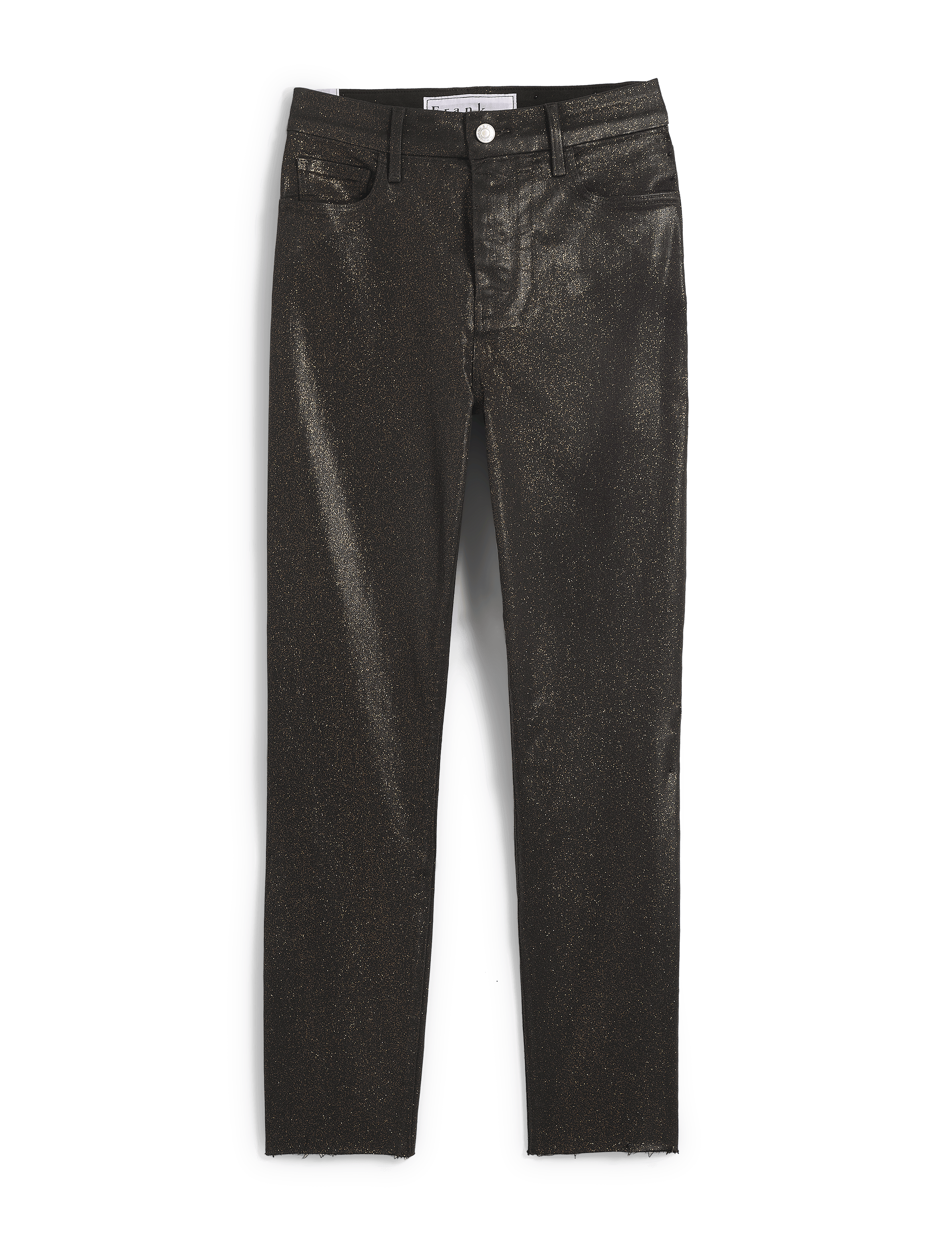 SLIGO Gold Glitter Wax, Italian Waxed Denim