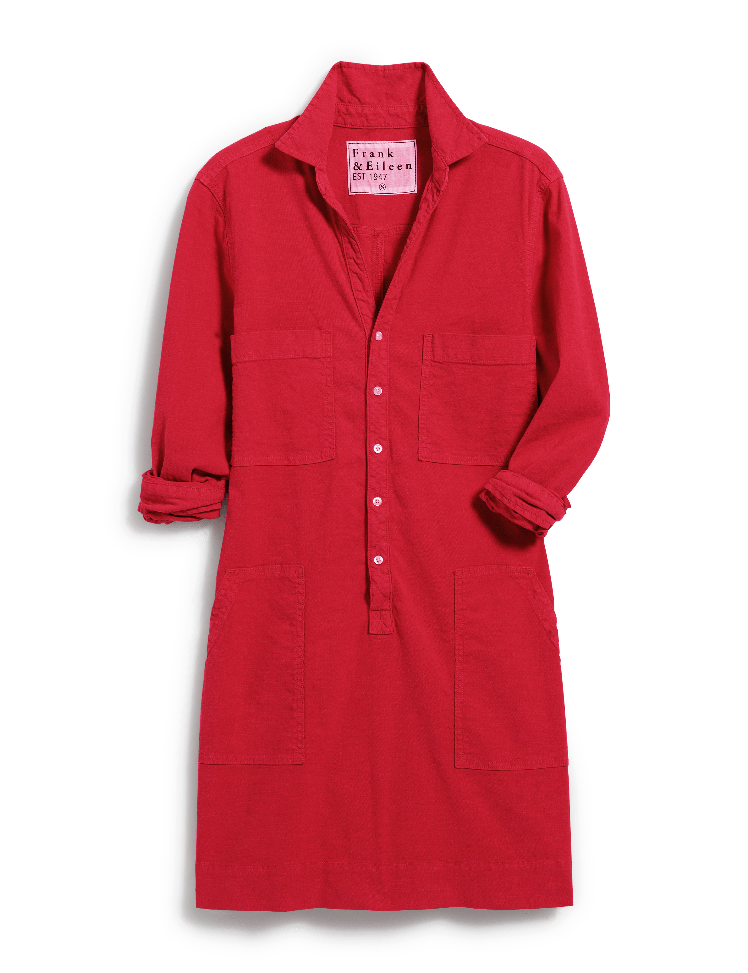 IRELAND DRESS Double Decker Red, Italian Performance Linen