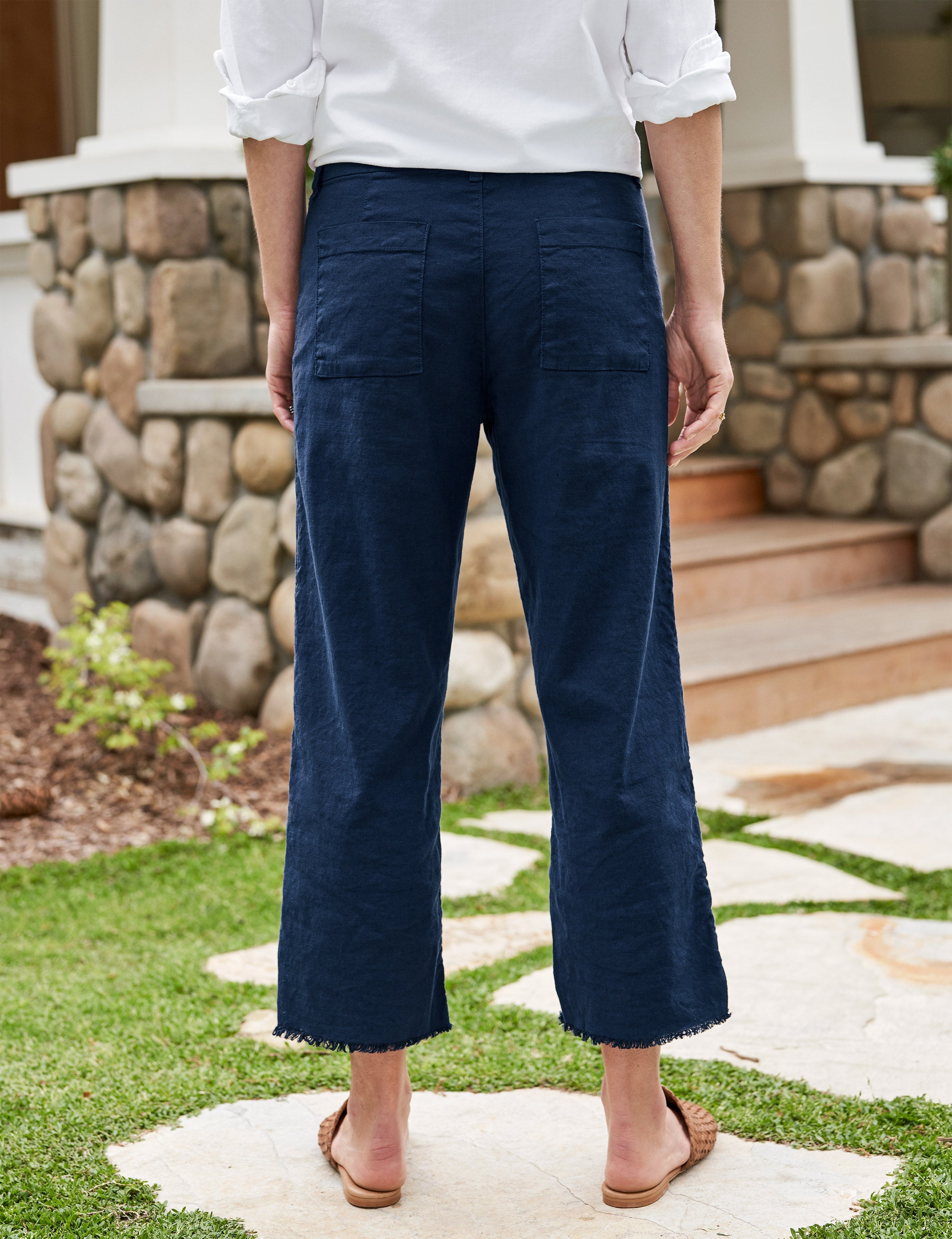 KINSALE Navy, Italian Performance Linen