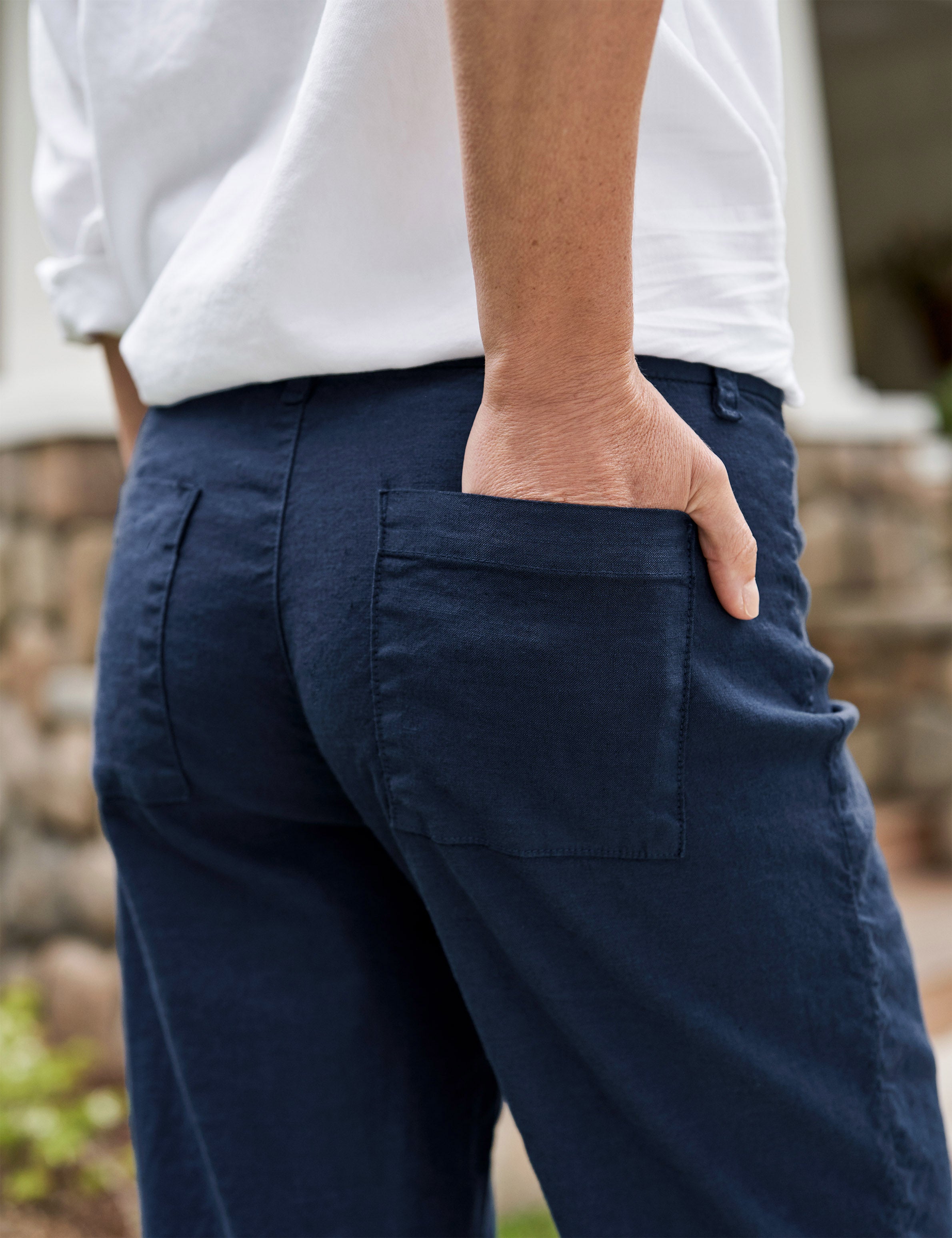KINSALE Navy, Italian Performance Linen