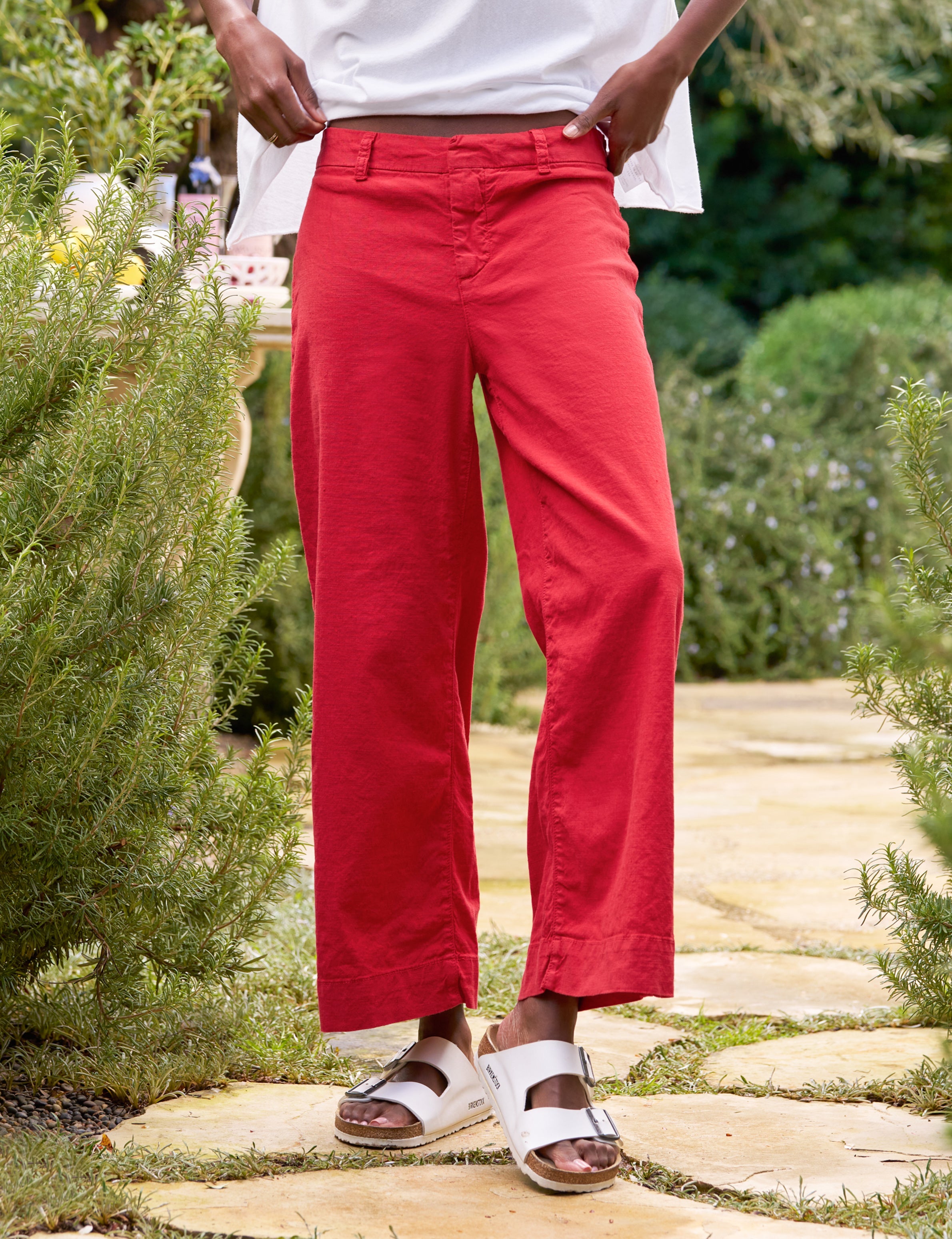 WEXFORD Double Decker Red, Italian Performance Linen
