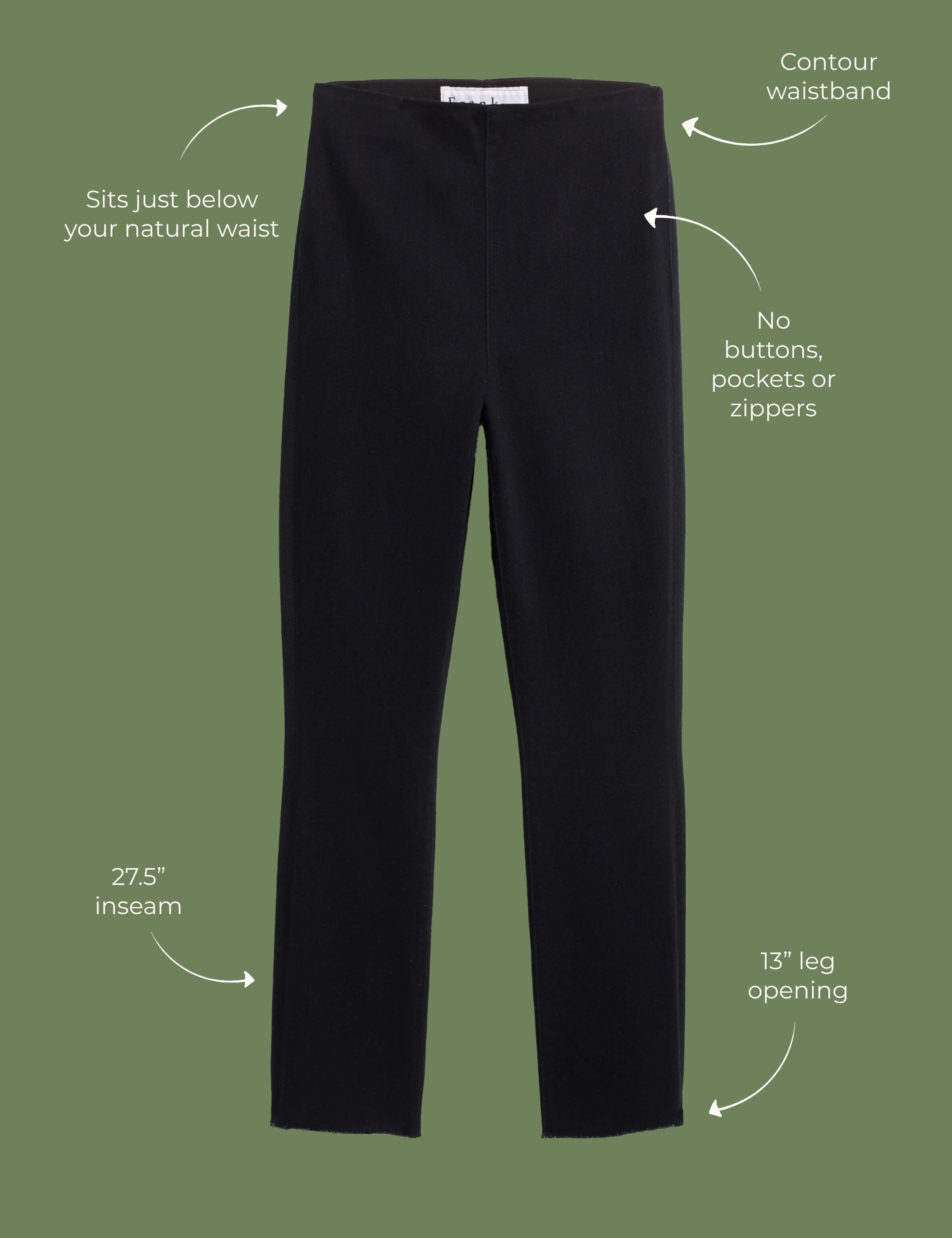 DERRY ILLUSION Black, Italian Dream™ Denim