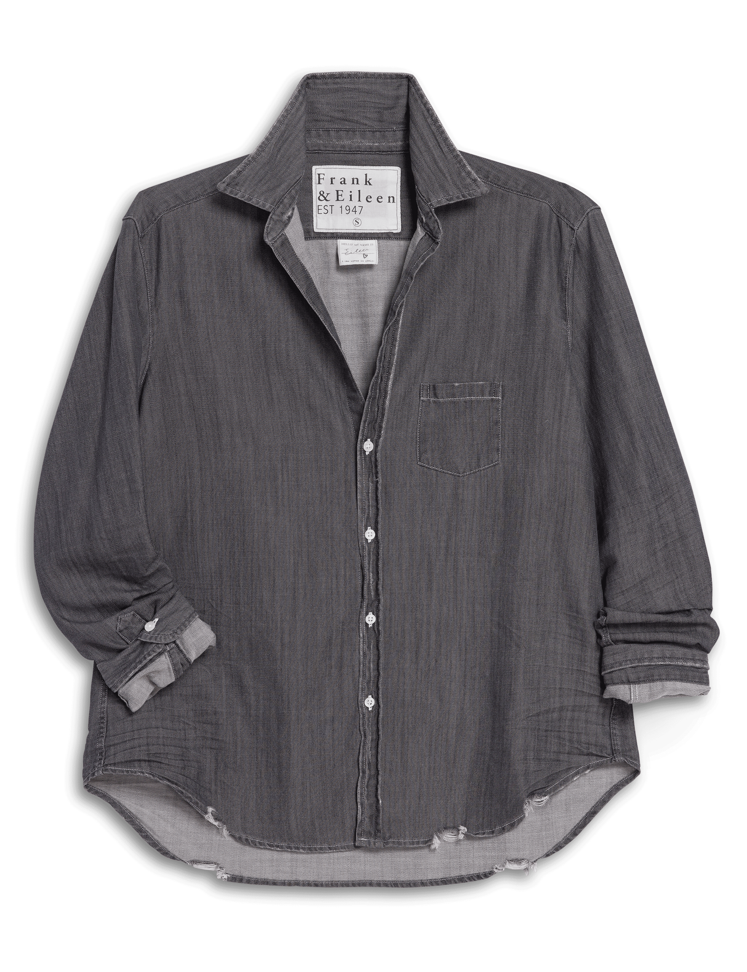 EILEEN Washed Black, Famous Denim