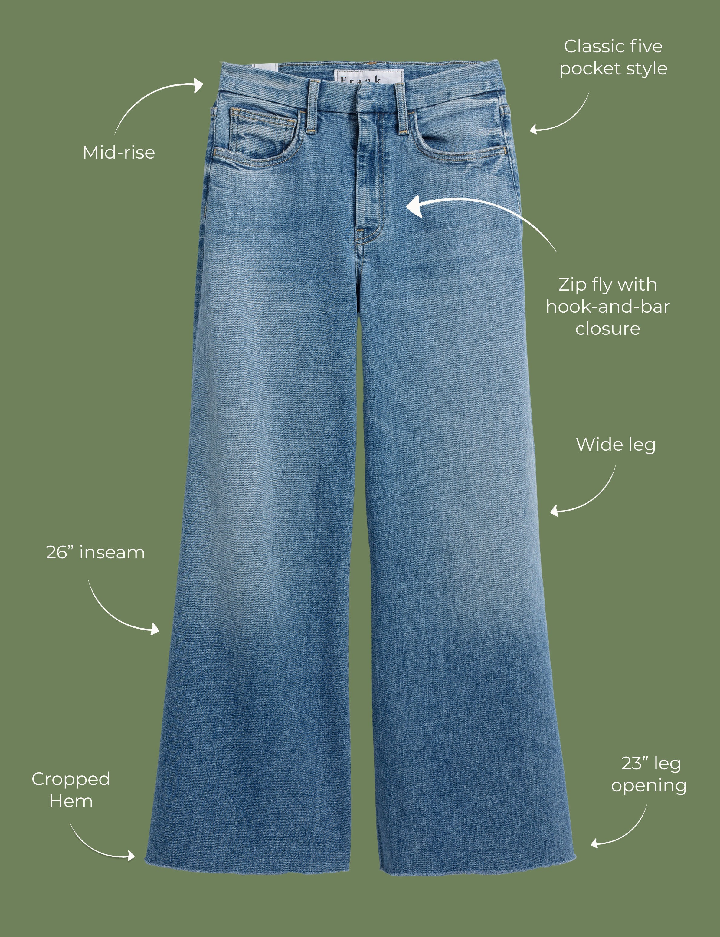 GALWAY 26" 1967 Wash, Italian Dream™ Denim