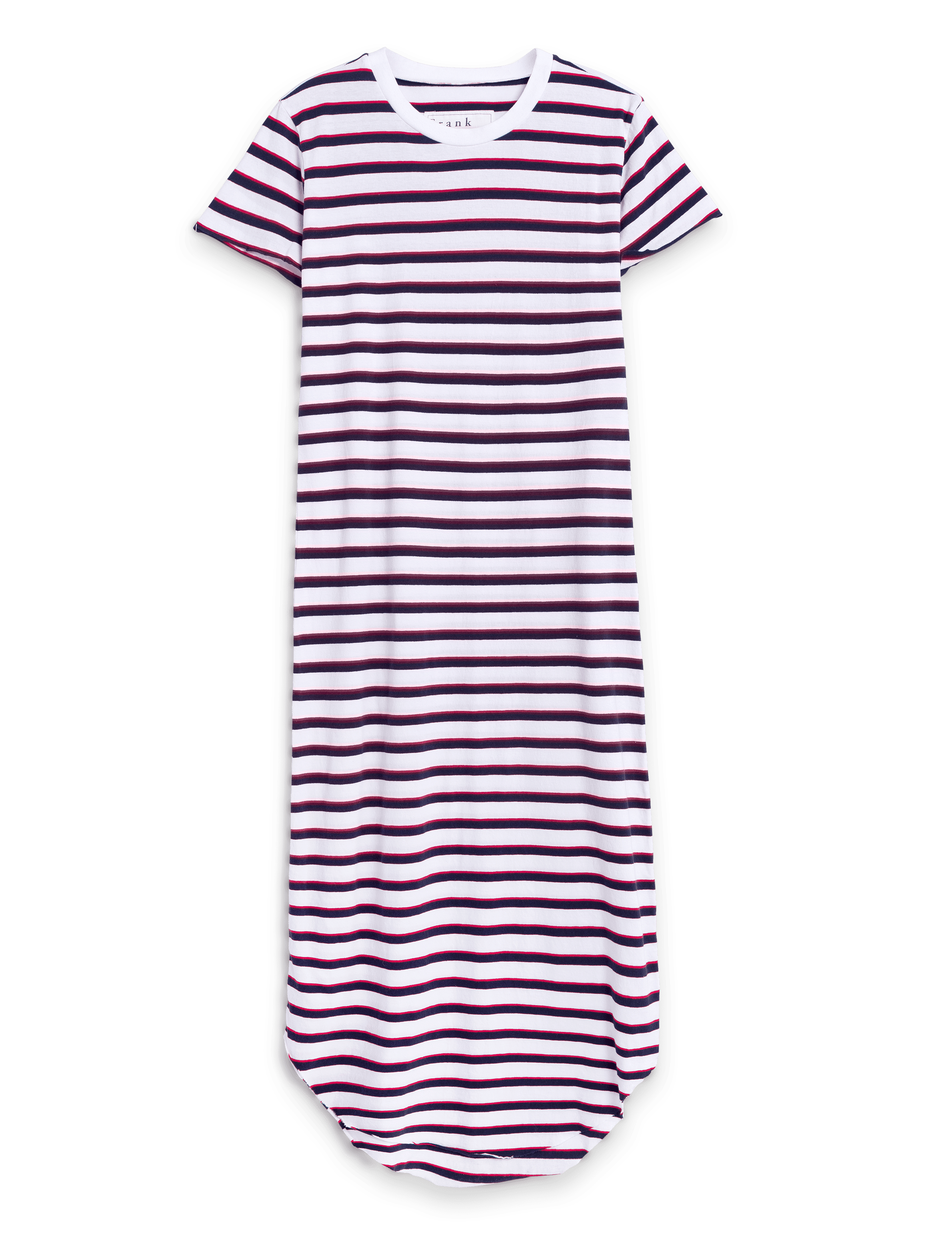 HARPER White with Red and Navy French Stripe, Vintage Jersey